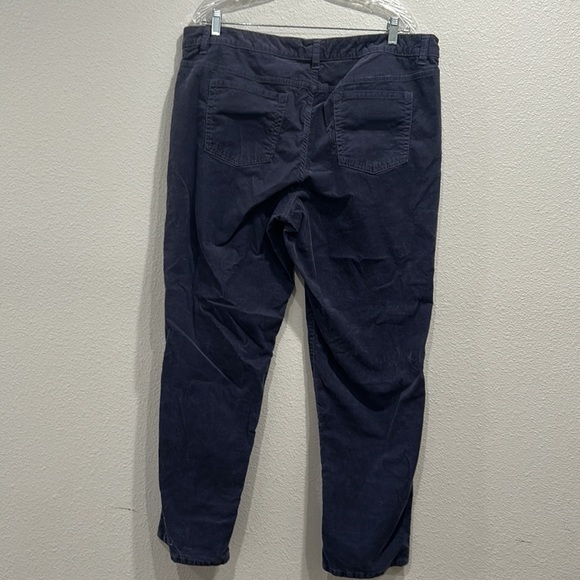 Coldwater Creek Pants Women's Soft Gray Velvet Cords Trouser Slacks 18W - Picture 2 of 10